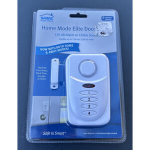 Sabre Elite Home Mode Elite White Plastic Door Alarm 4 Lx3 Hx1.1 W in.